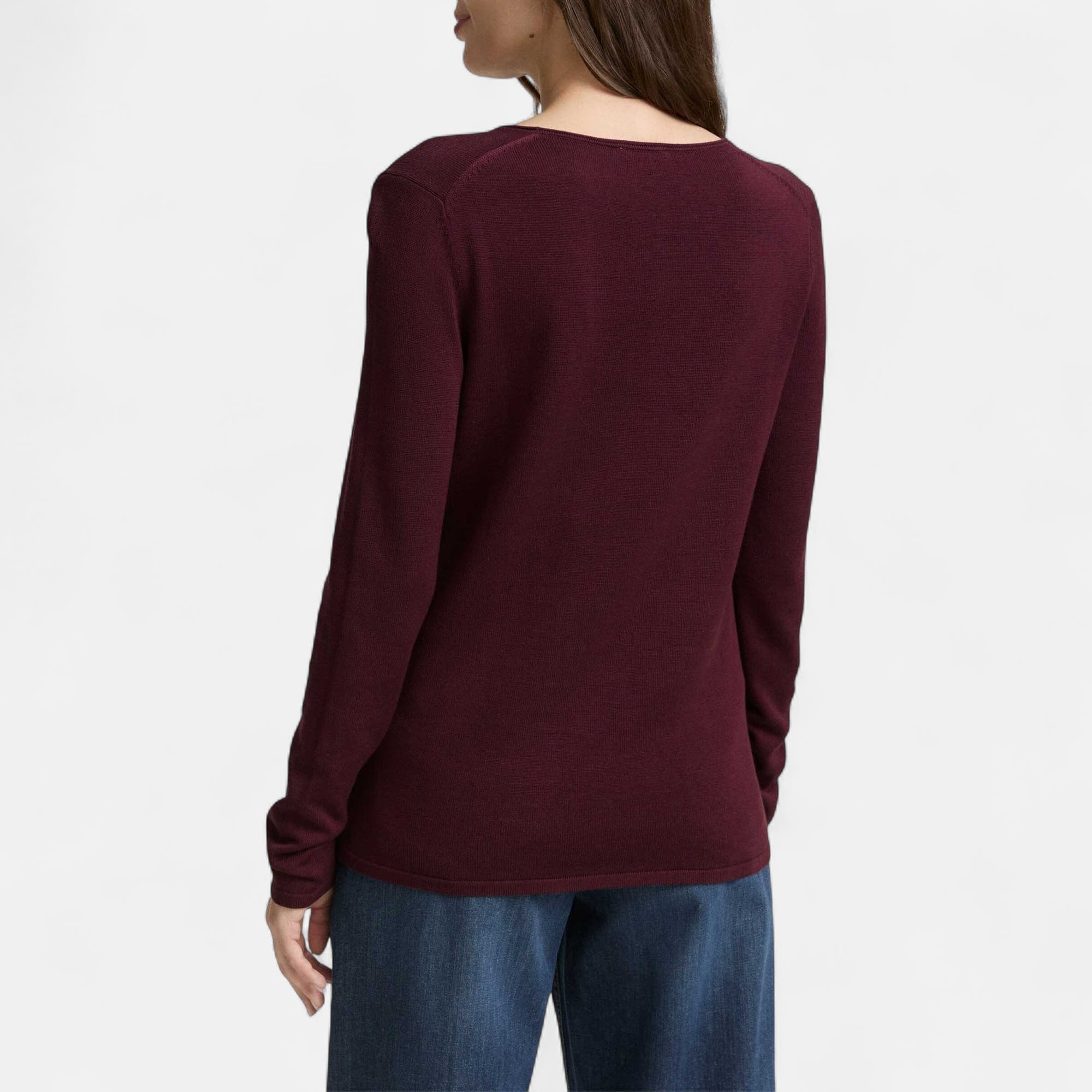 Pull Femme bordeaux