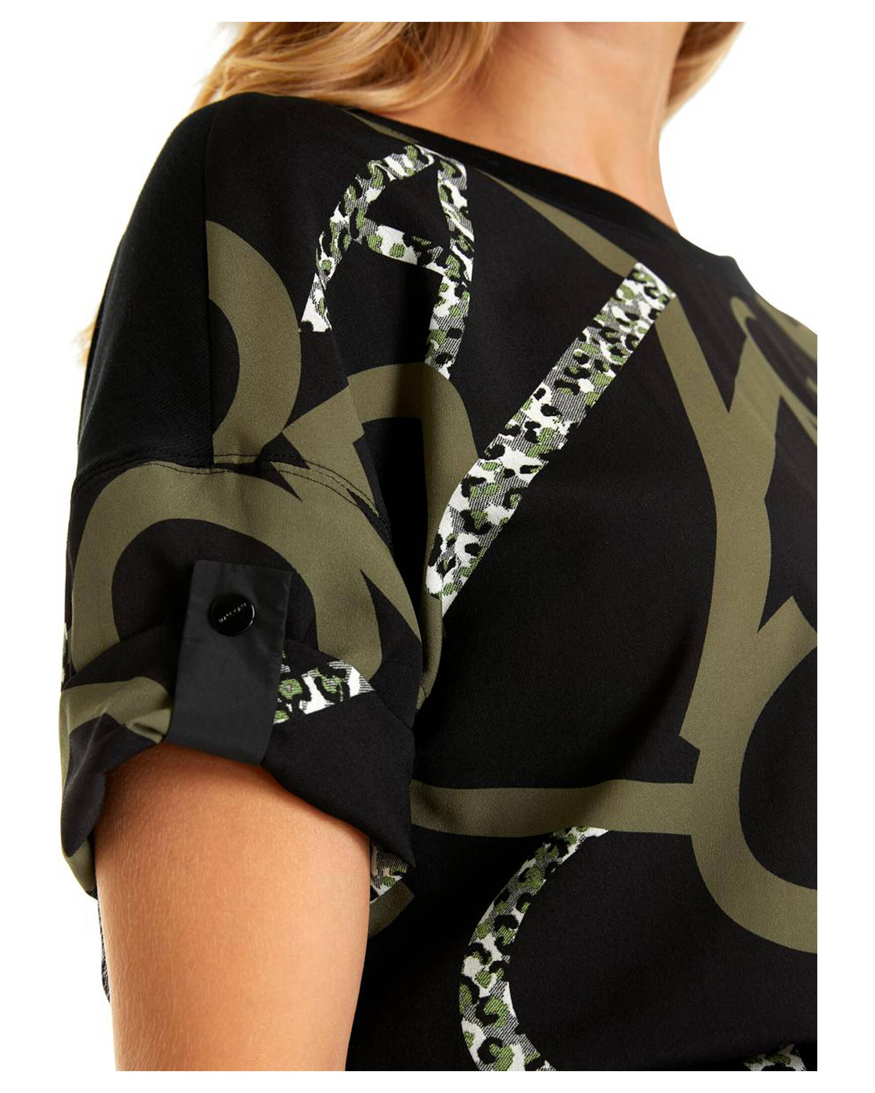 Marc Cain| Damen Blusenshirt Kurzarm
