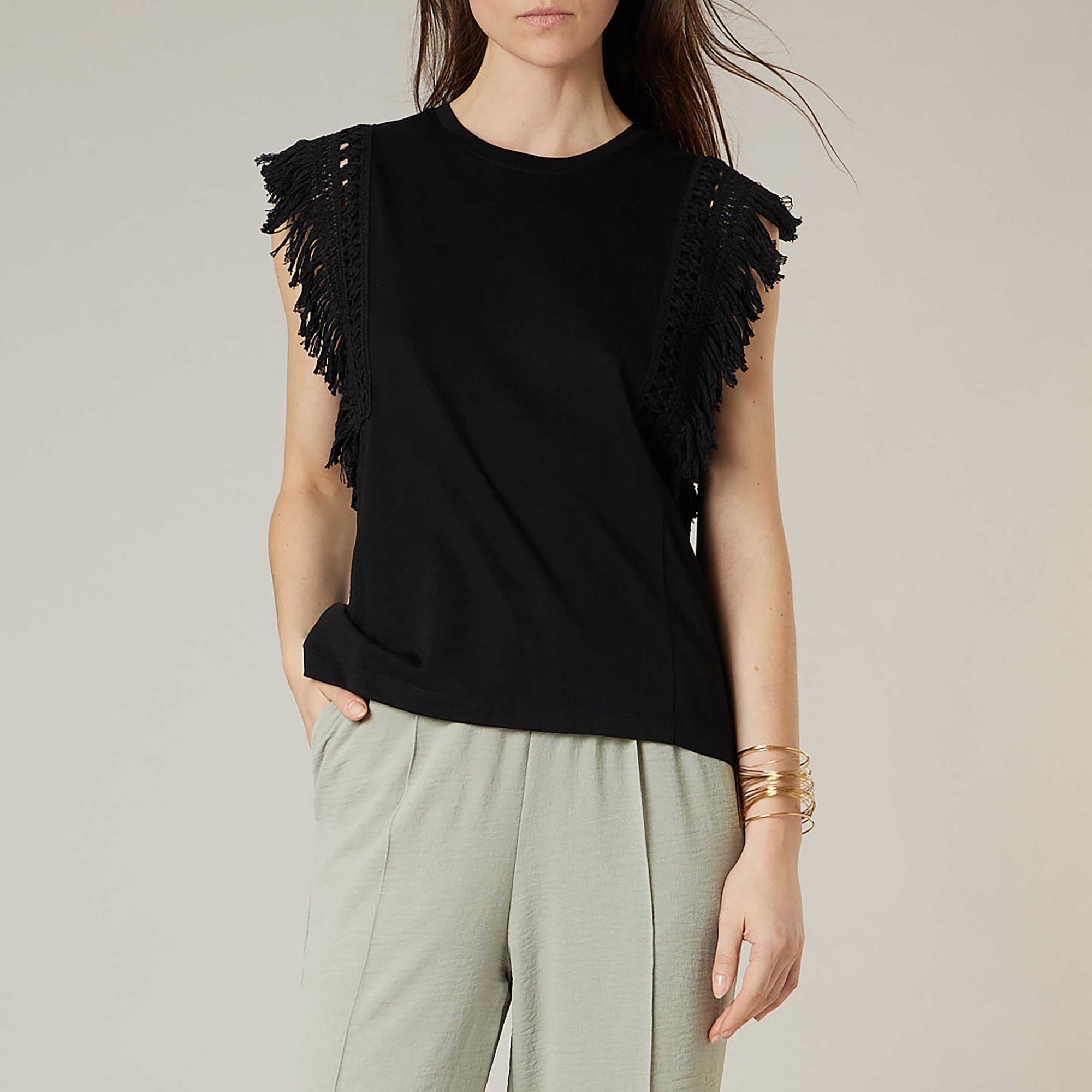T-shirt Femme noir