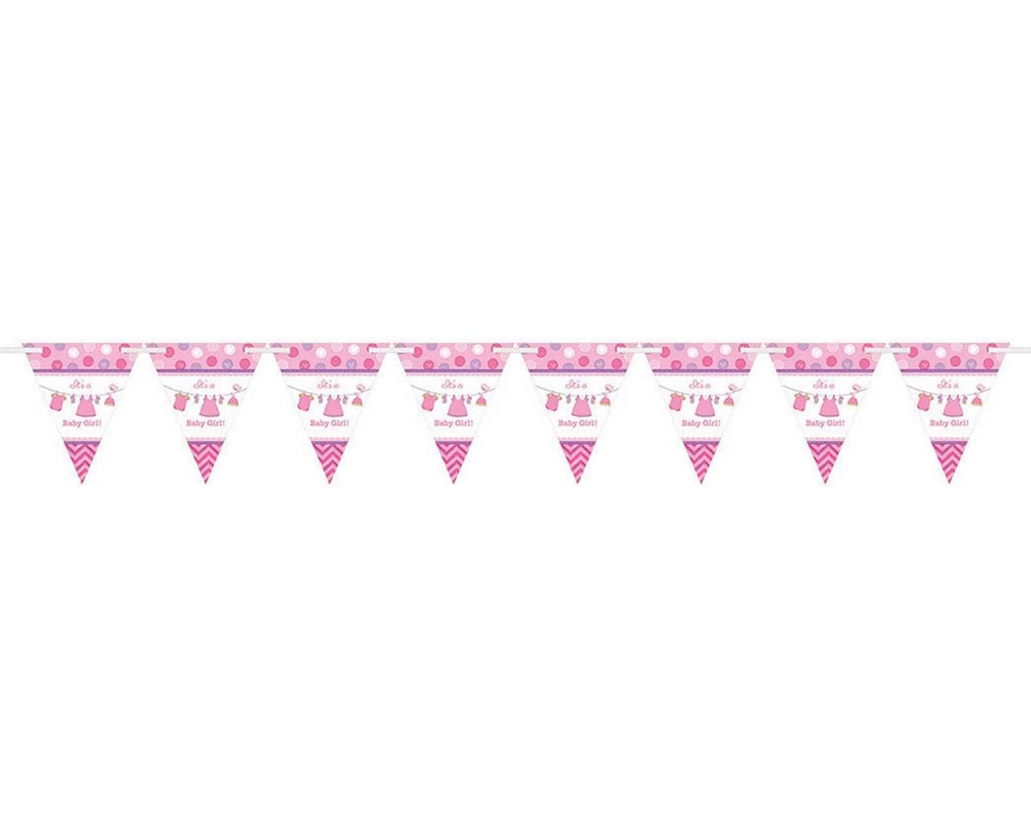 Babyparty-Set - It's a Girl (35-teilig) Es ist ein Mädchen Babypinkeln Gender Reveal Party
