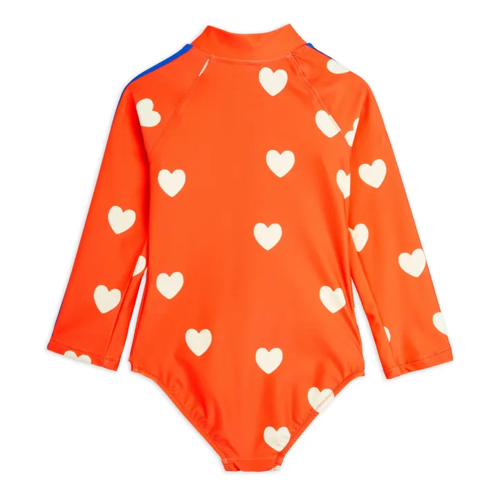 Mini Rodini Maillot de Bain Cœur Matière Recyclée | Rouge