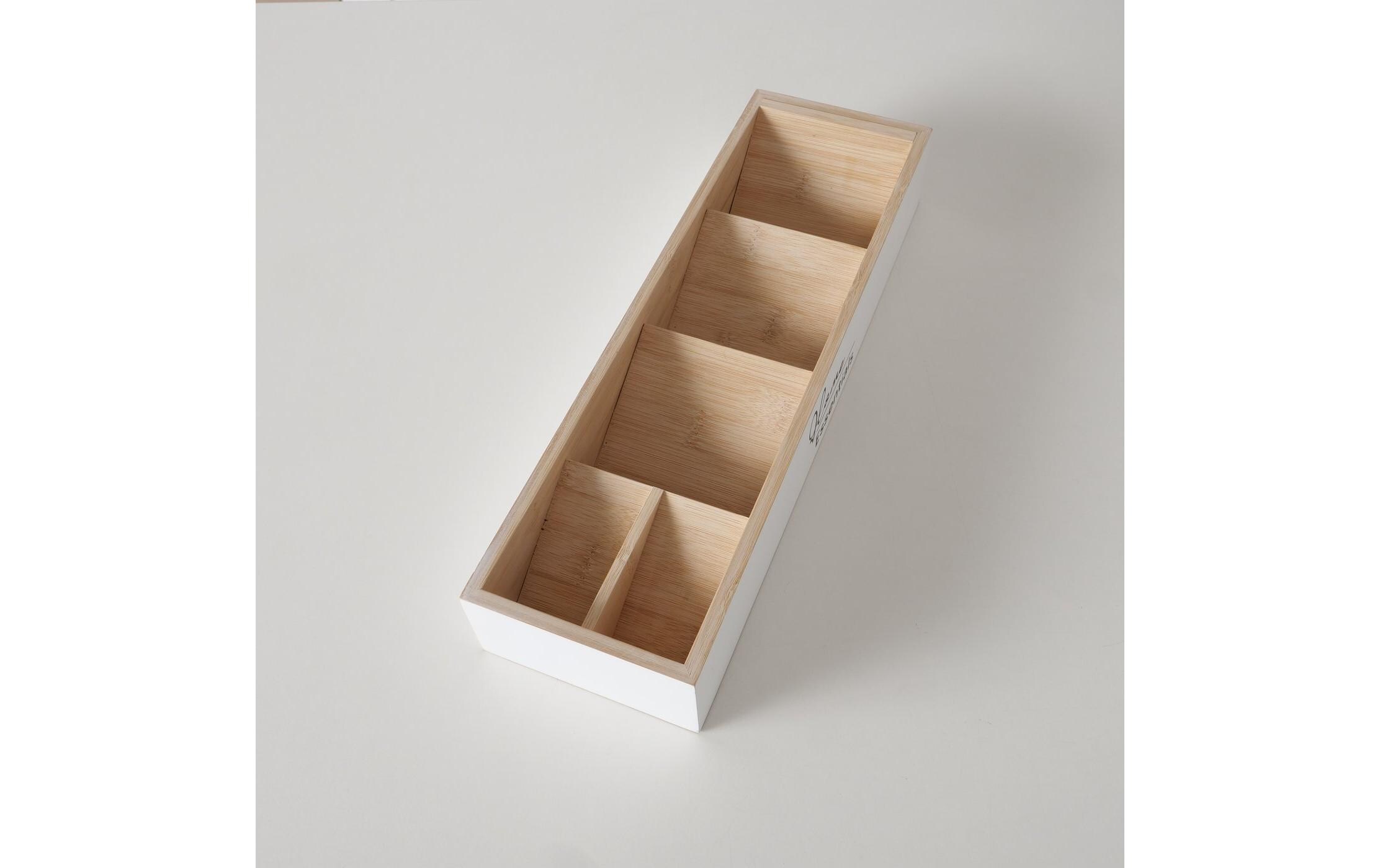 Aufbewahrungskiste Essentials 40 x 12 cm, WeissBox Essentials