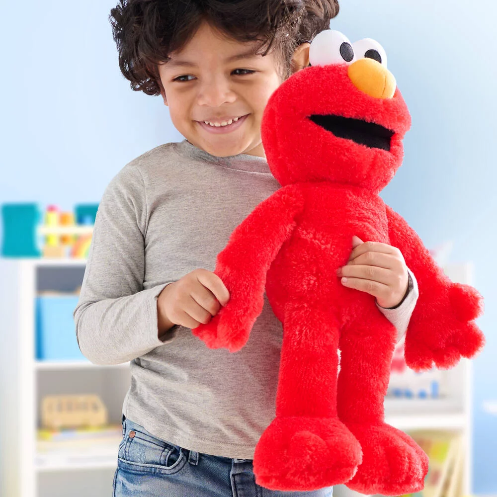 RUE SESAME - PELUCHE ELMO GROS CALINS