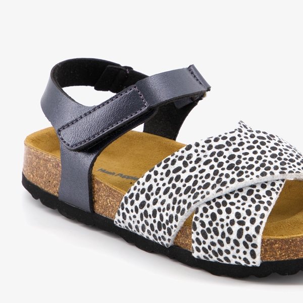Hush Puppies meisjes bio sandalen zwart stippen