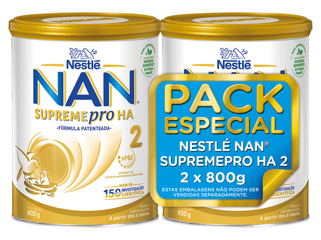 LEITE NAN HA2 2X800G PACK ESPECIAL