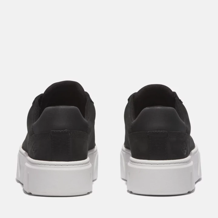 Basket basse à lacets pour femme en noir