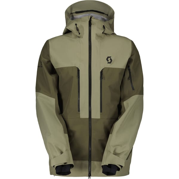Veste de ski SCOTT VERTIC RIPSTOP 3 LAYER M'S JACKET DUST GREY/DOUGLAS GREEN