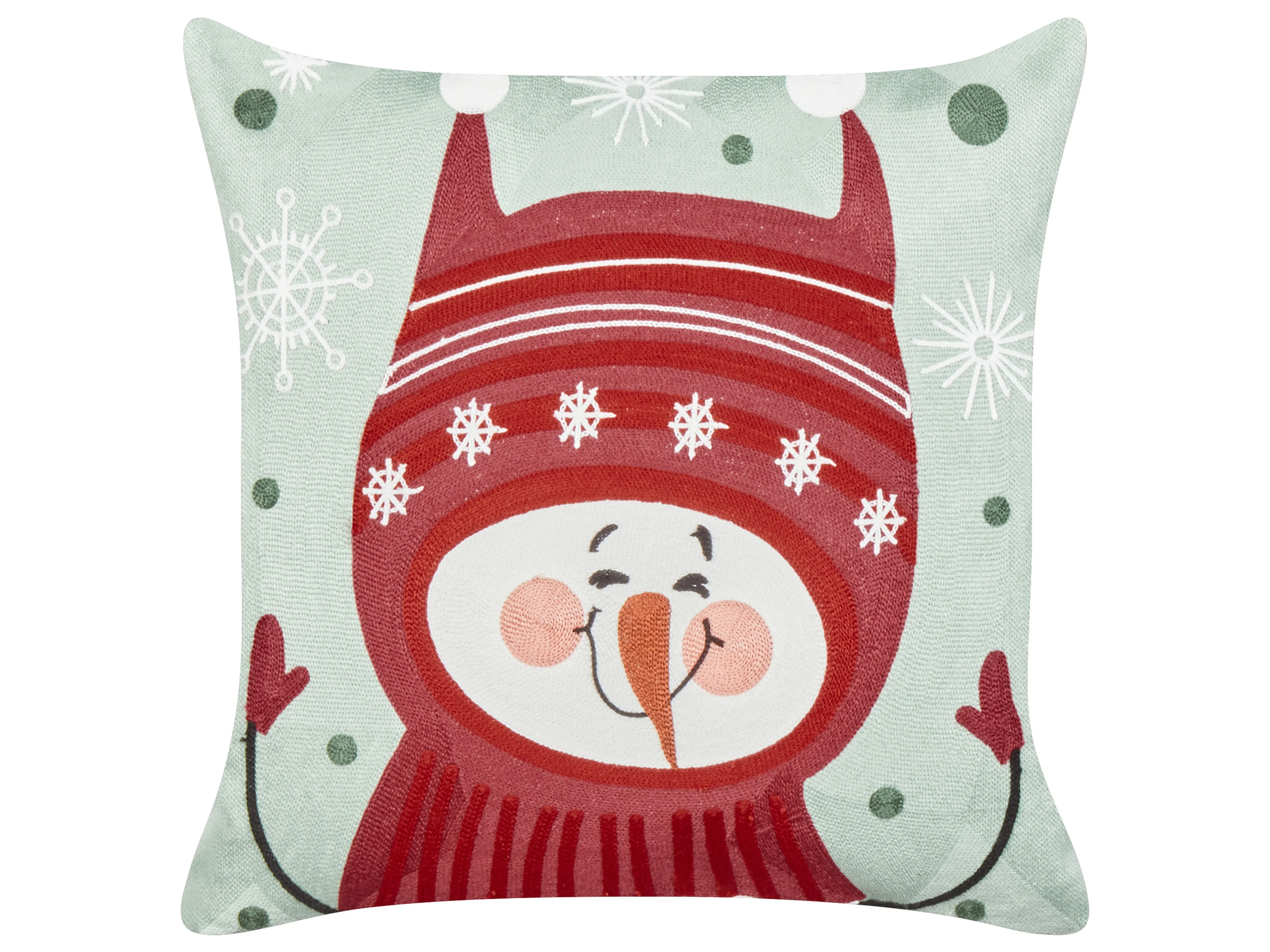 Set van 2 sierkussens CUPCAKE Katoen 45 x 45 cm Rood