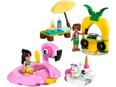 LEGO Zwembadfeestje met flamingo en eenhoorn (42658)