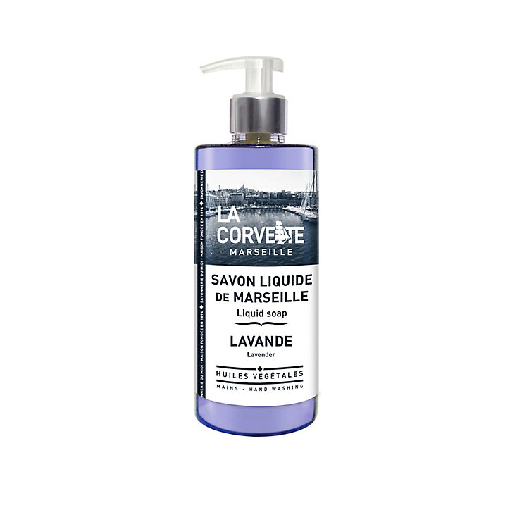 Savon de Marseille liquide La Corvette Savonnerie du midi lavande 500ml