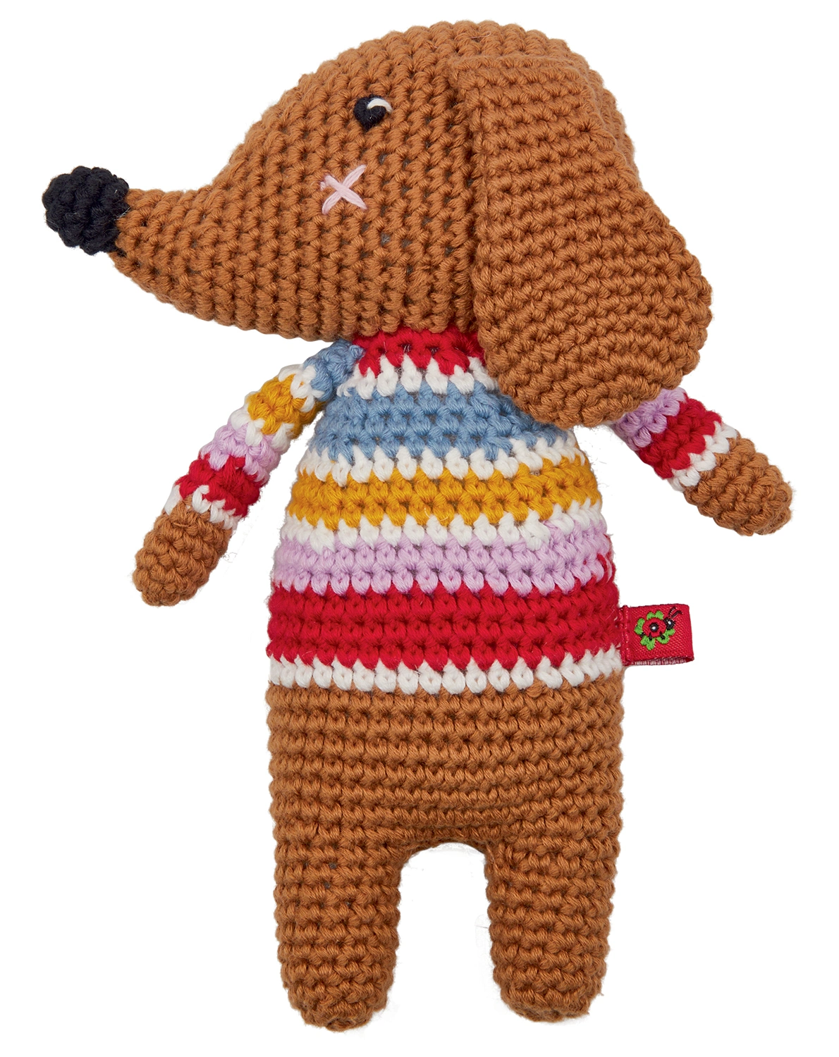 Häkel-Rassel BABYGLÜCK - DACKEL (20cm)