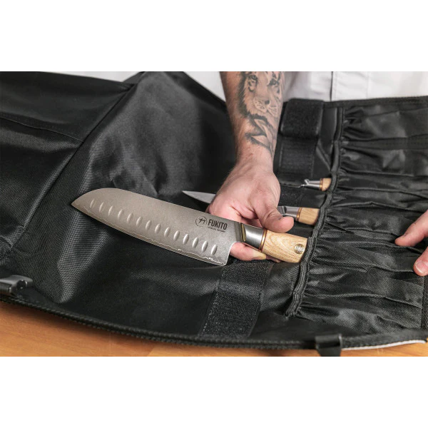 Trousse 4 couteaux de cuisine Fukito Pakka San Mai Fukito