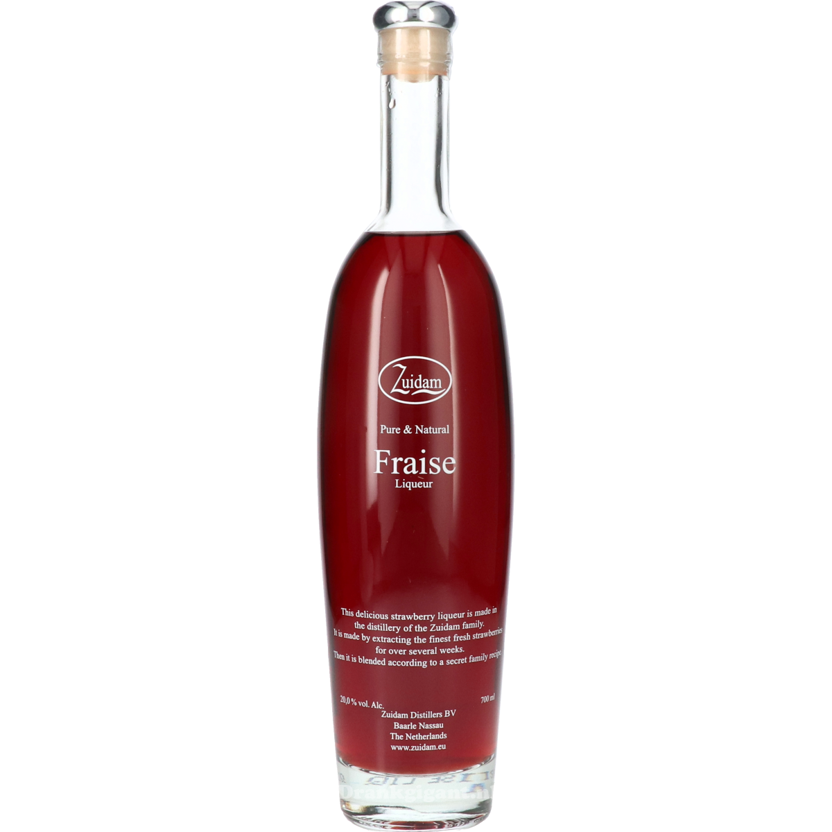 Zuidam Fraise/Aardbeien 70 cl