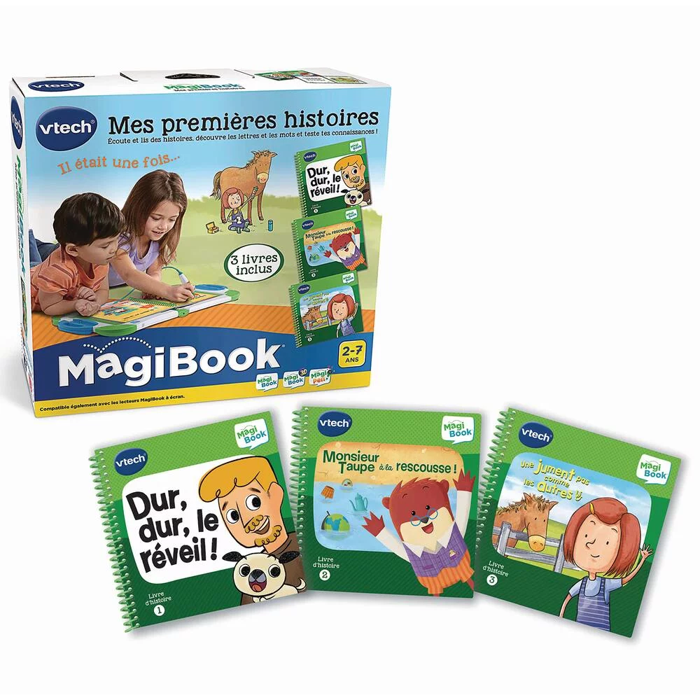 LIVRES MAGIBOOK - PACK DE 3 LIVRES D'HISTOIRES