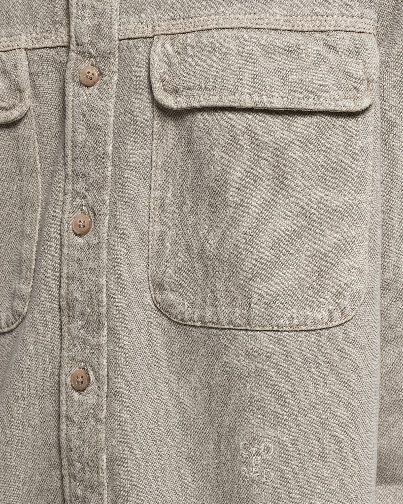 CLOSED MILITARY SHIRT