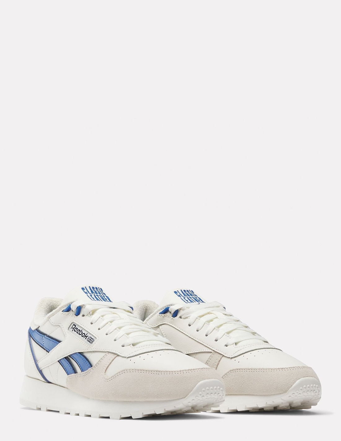 reebok Sneakers Homme Classic Leather Blanc/Bleu