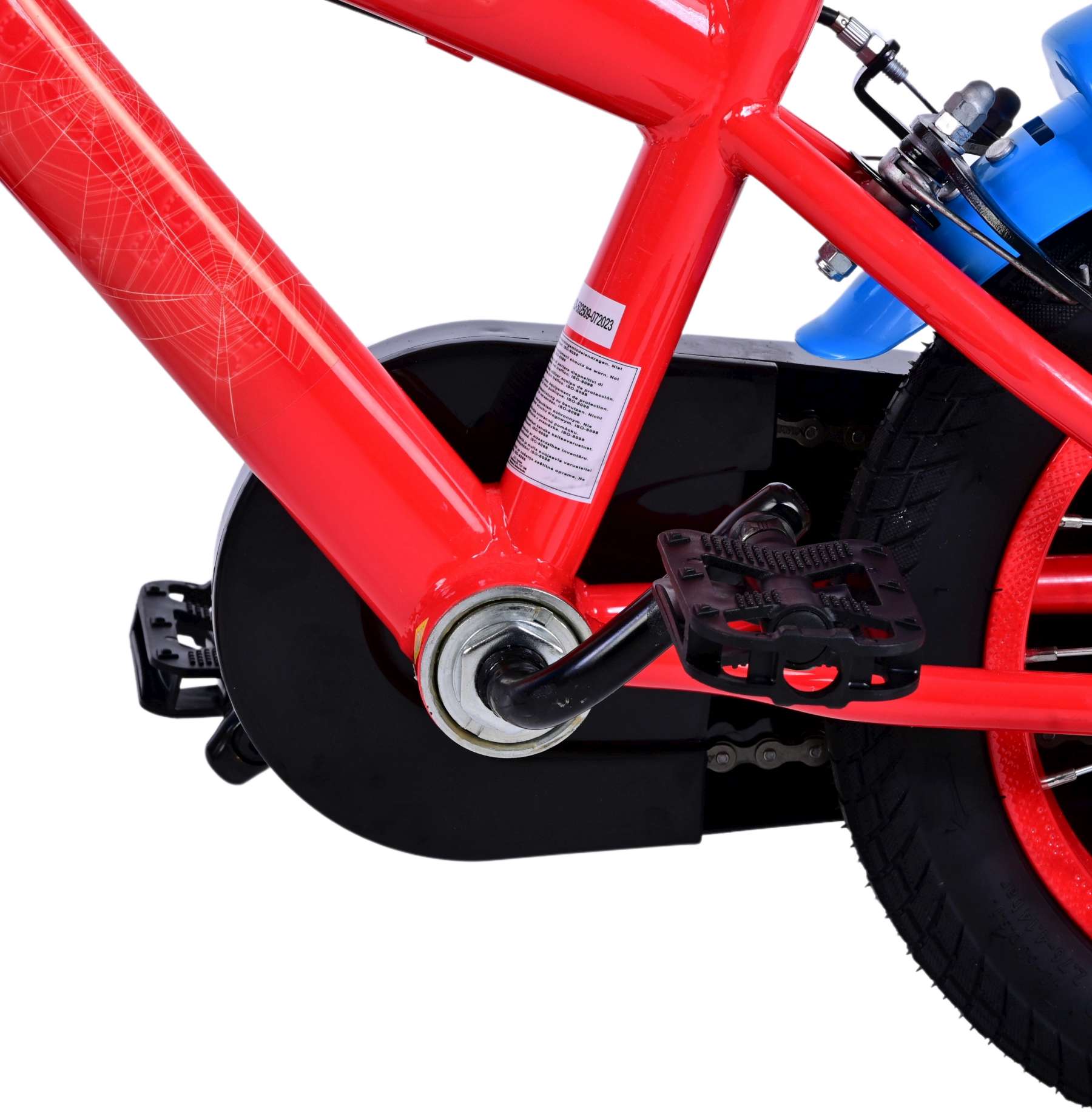 Kinderfahrrad Ultimate Spider-Man Jungen 12 Zoll Kinderrad in Blau/Rot
