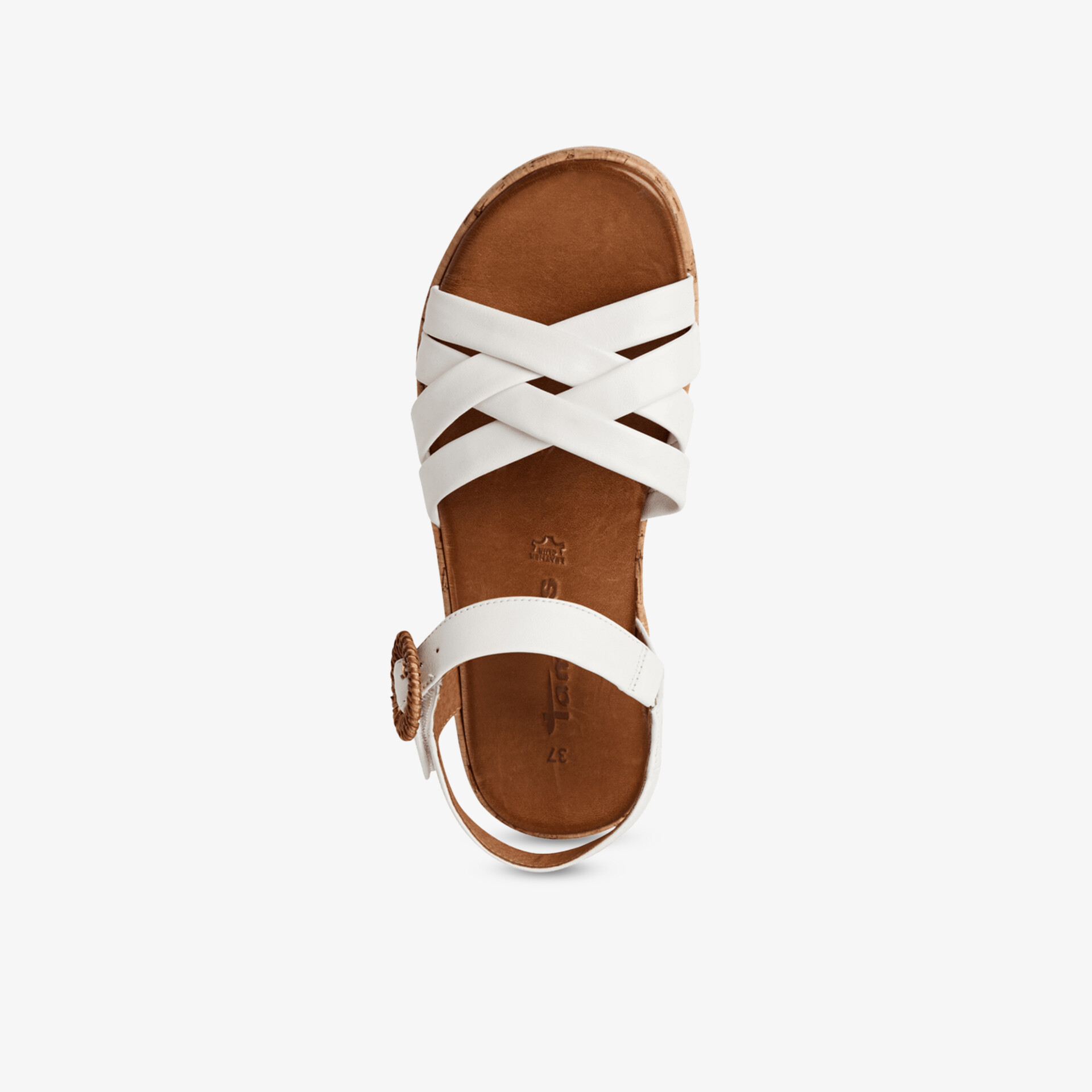 Tamaris Damen Riemchensandalen weiß