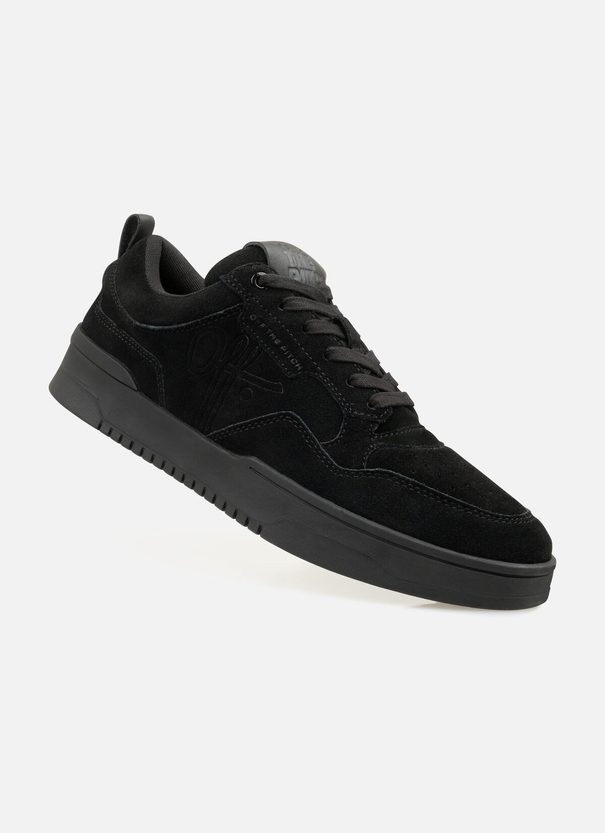Off The Pitch Fullstop Suede Sneakers Heren Zwart