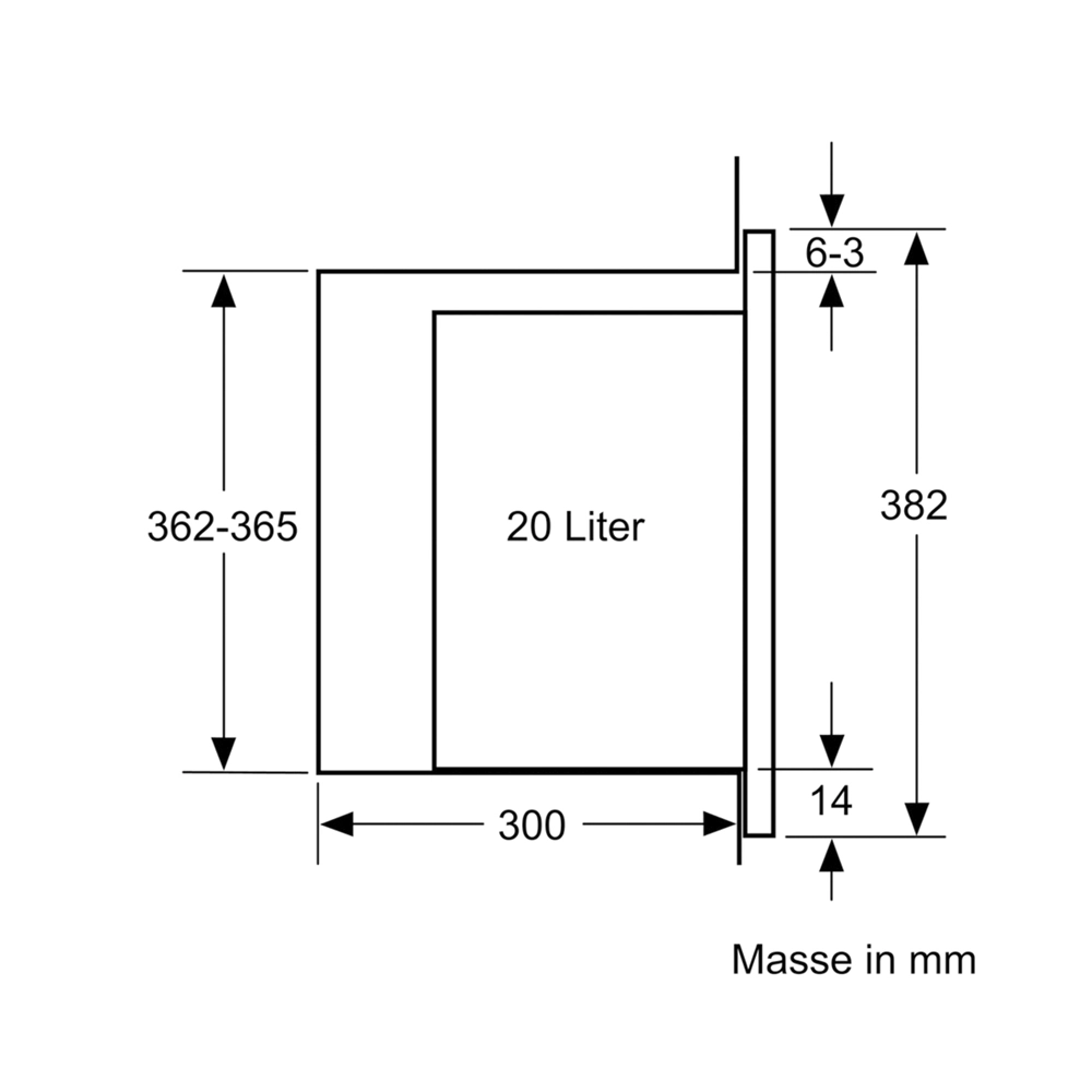 Bosch BEL523MS0 Einbau-Mikrowelle