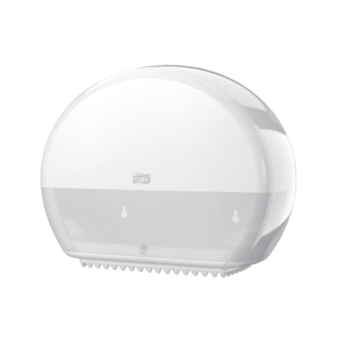 Distributeur de papier toilette rouleau mini géant blanc Tork