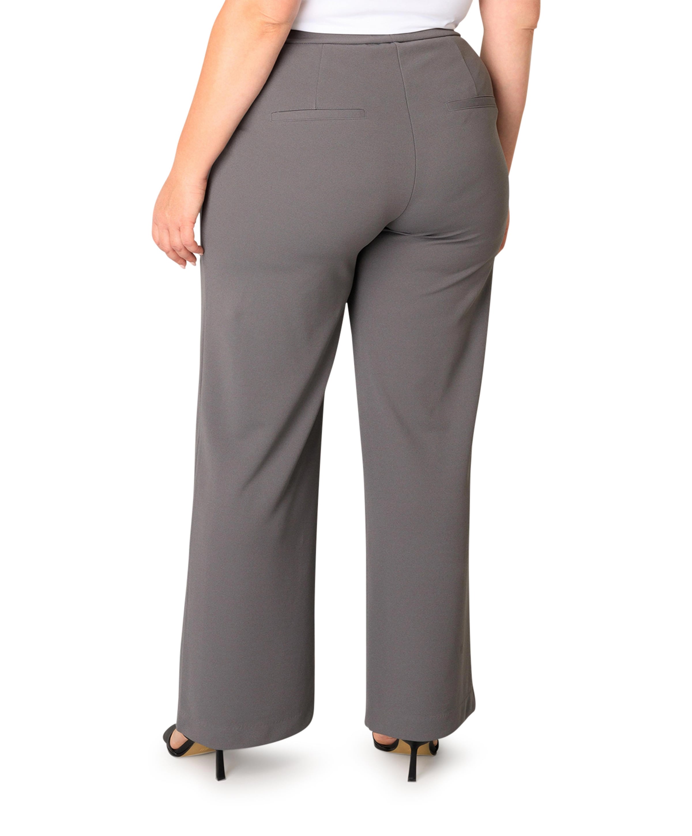 Base Level Curvy Arah dames broek grijs