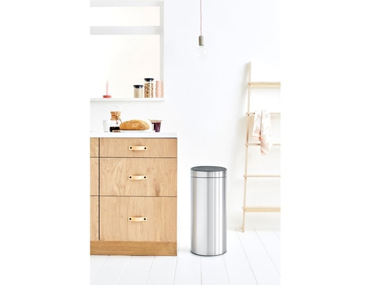 BRABANTIA - Poubelle Touch Touch bin new 30 L - matt steel