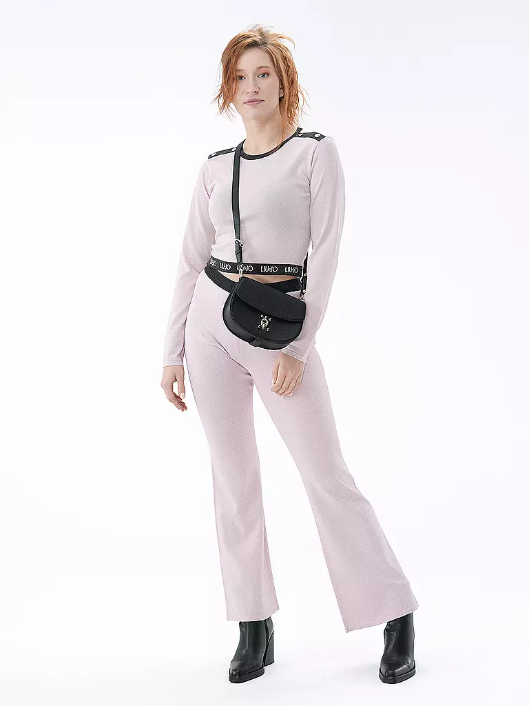 LIU JO Pullover Cropped Fit  rosa