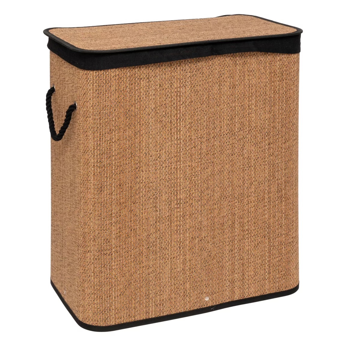 Panier à linge bambou 100 L (H63 cm) Stremy Beige