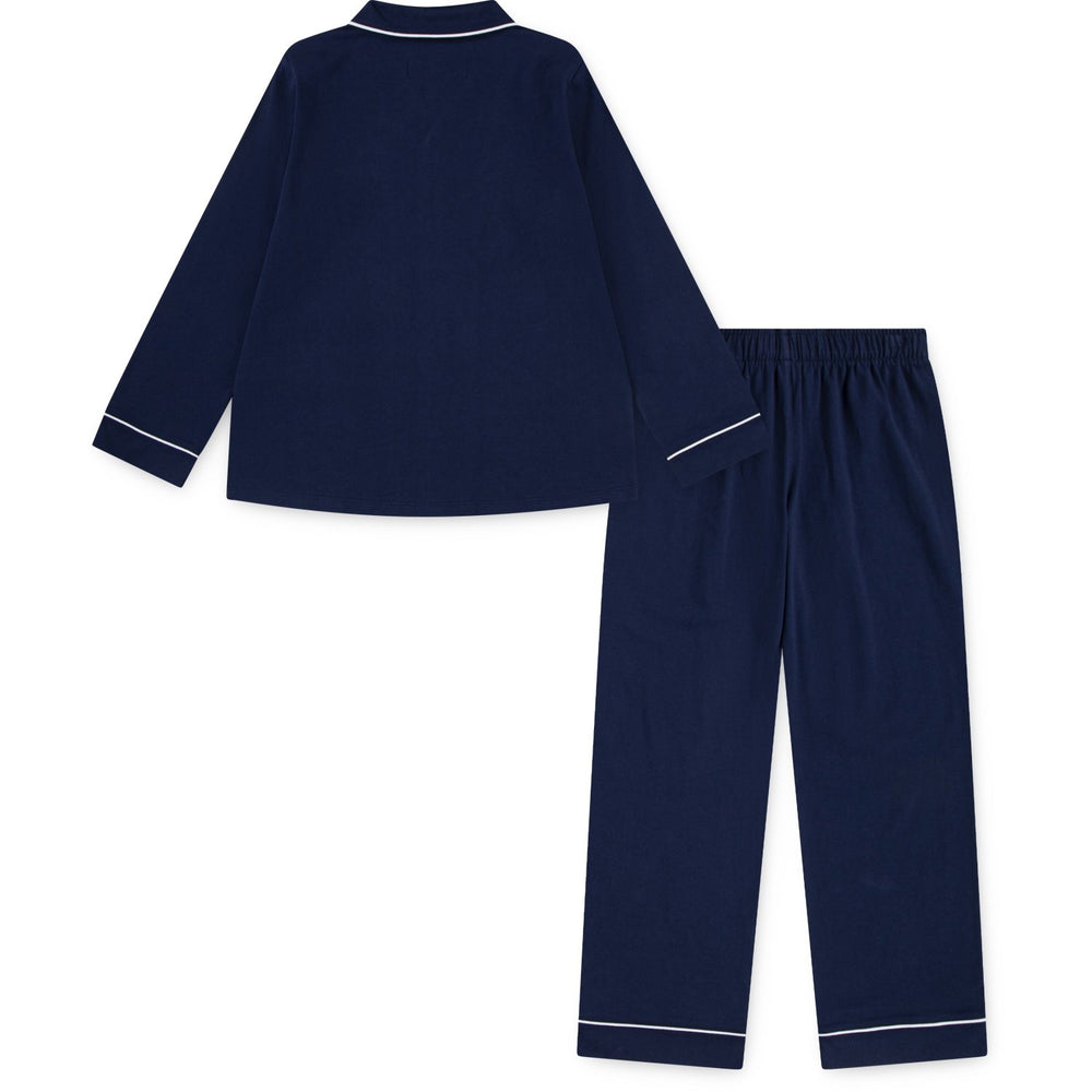 Køb Polo Ralph Lauren Refined Navy Ls Jersey Pyjamas