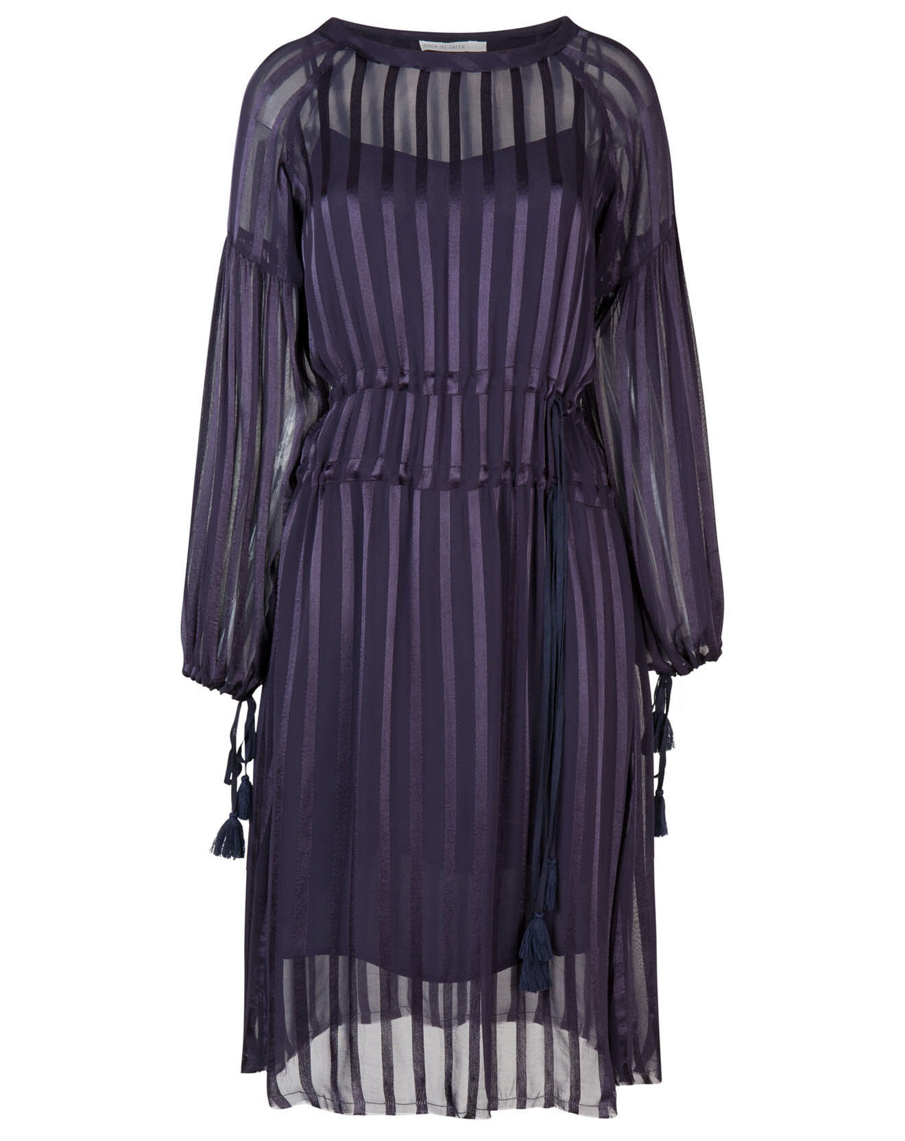 Mare di Latte Robe Elise zébre encre