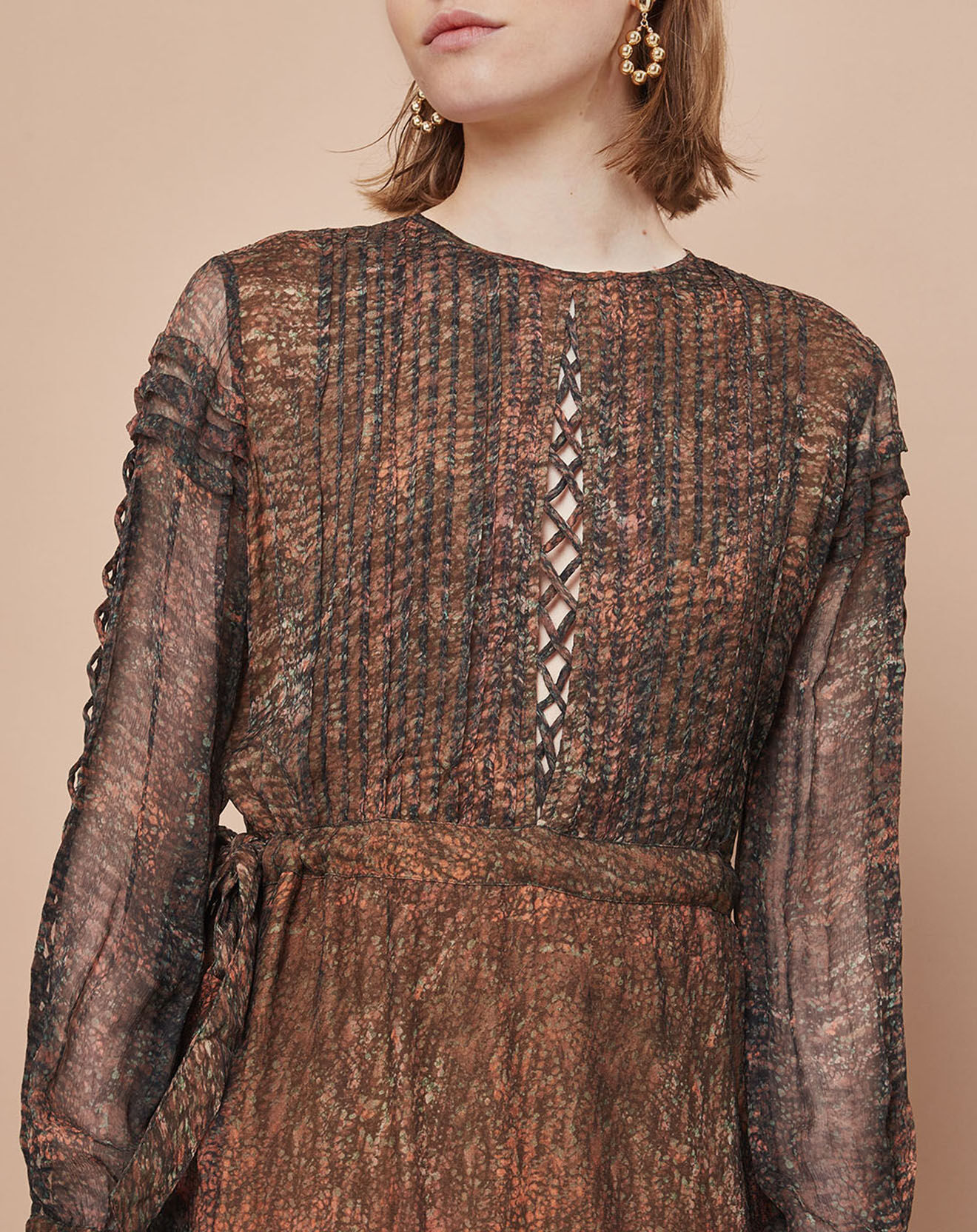 Mare di Latte Robe Frances granit cumin