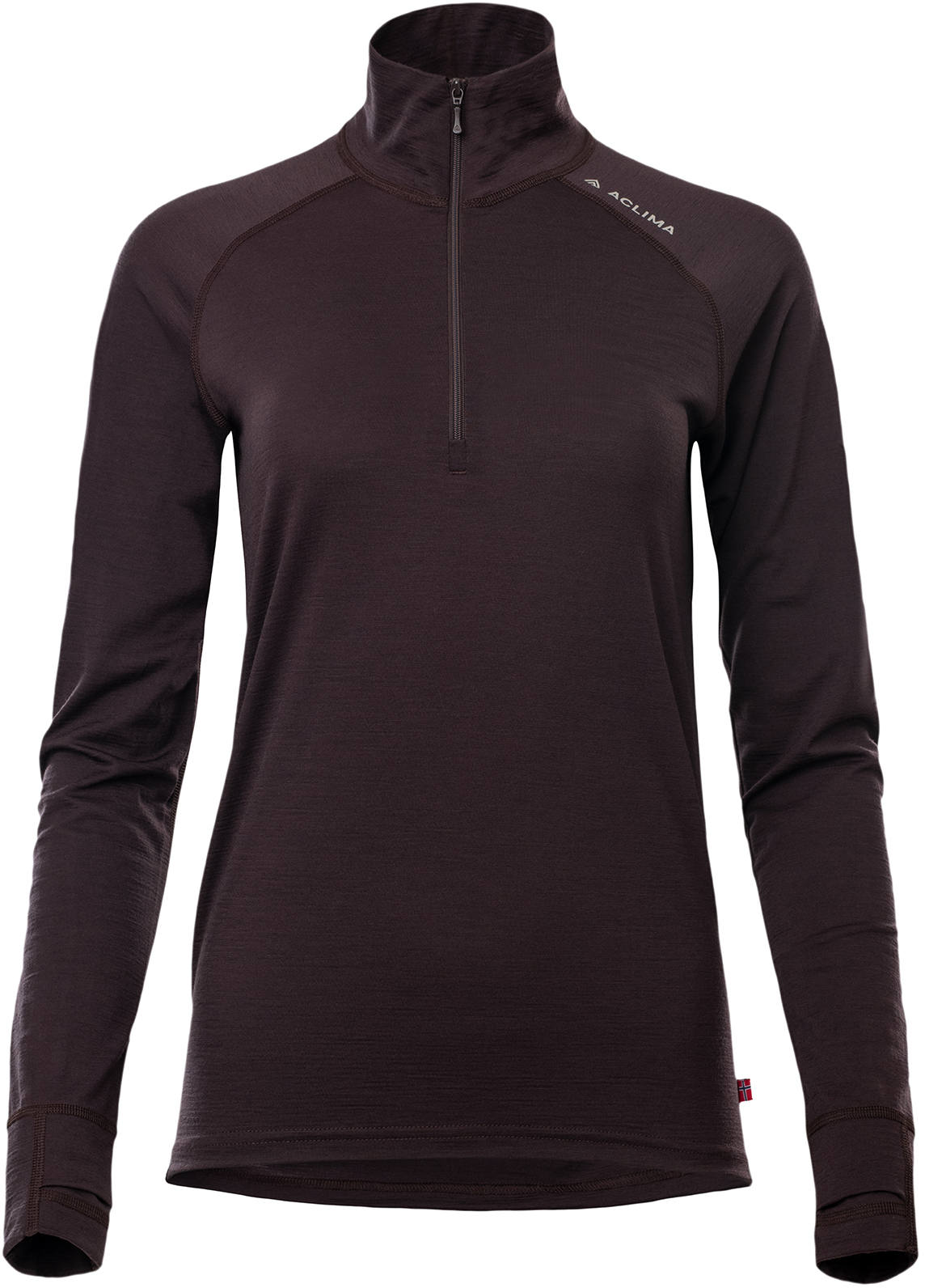 Aclima Lightwool Polo w/ zip W's