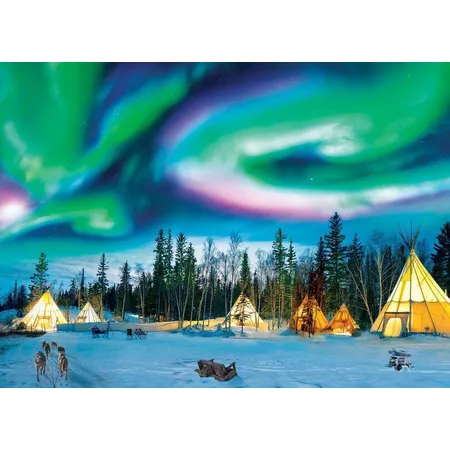 Eurographics Nordlicht - Yellowknife 1000 Teile