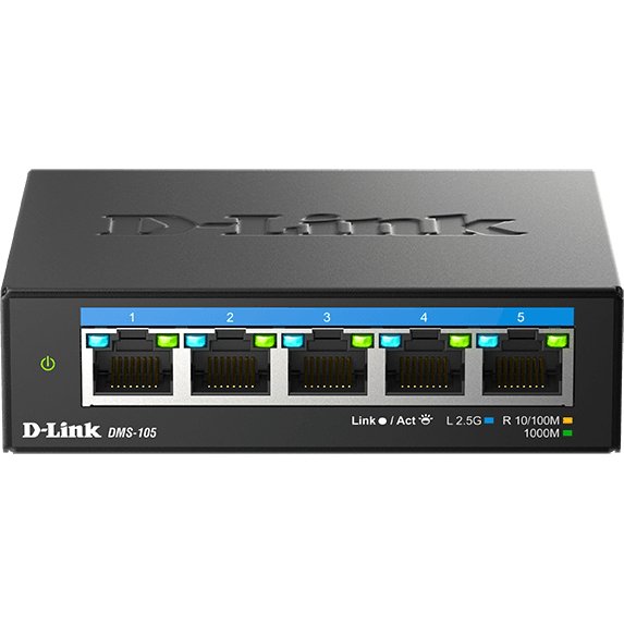 D-Link Switch non administrable 5 ports multi-Gigabit 2,5G