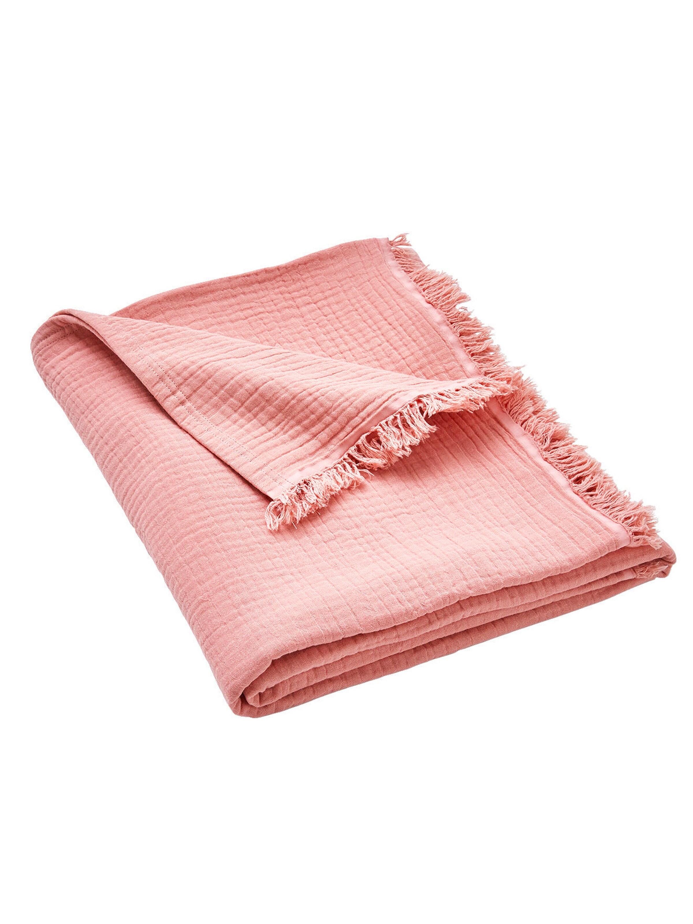 Vertbaudet Bio-Kollektion: Kinder Decke, Musselin rosa