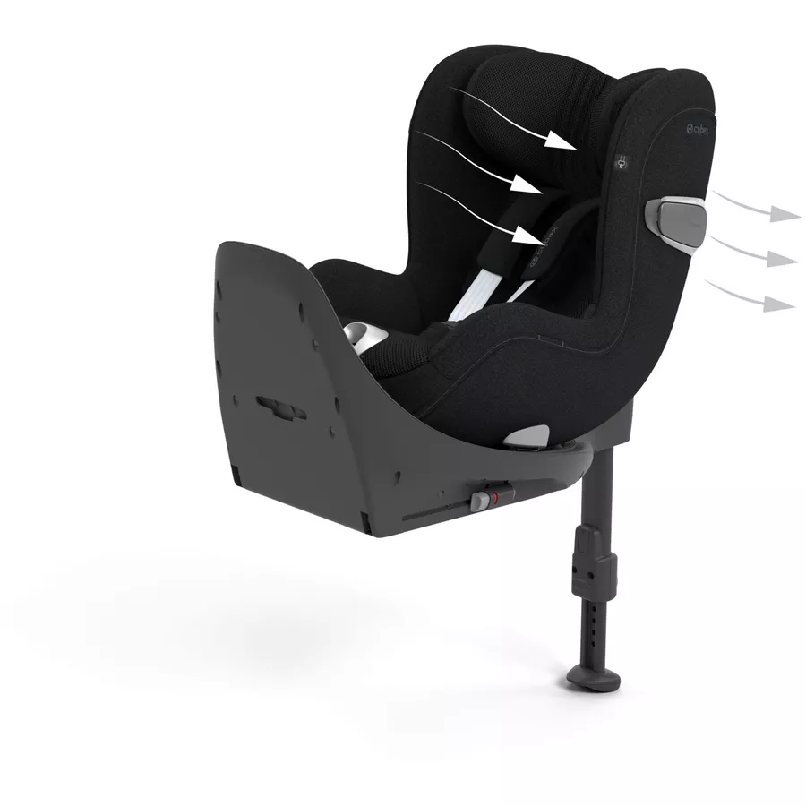 cybex PLATINUM Reboarder Sirona T I-Size Sepia Black Plus mit Basisstation Base T