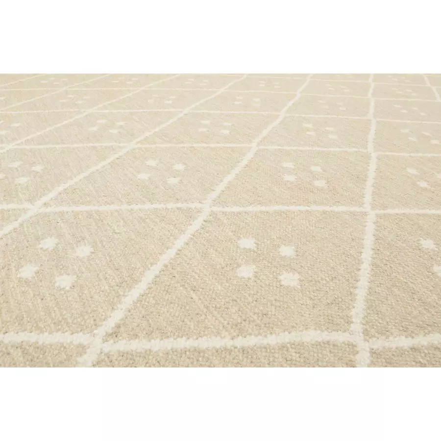 Green Looop Kelim Teppich Vermont creme beige