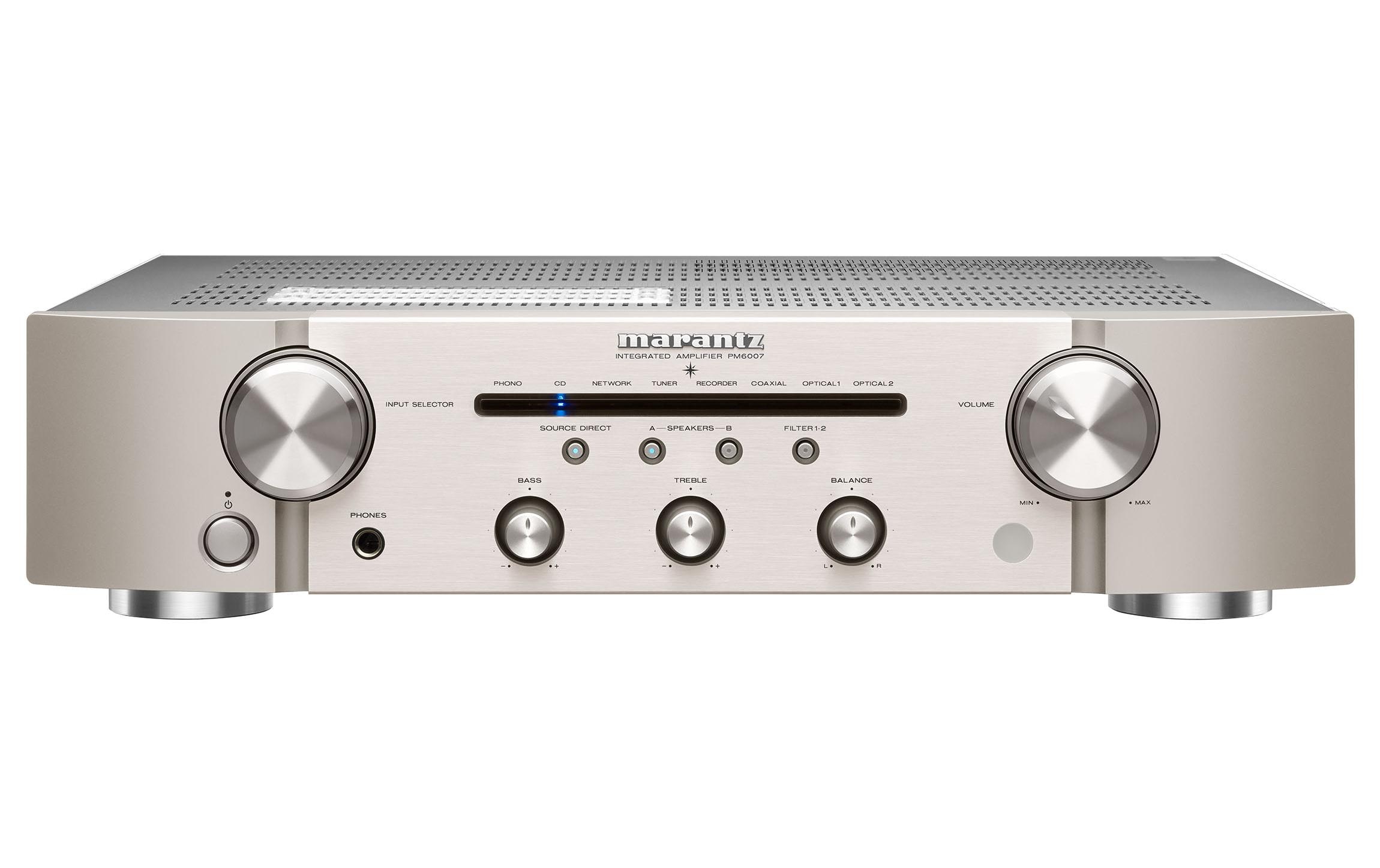 Stereo-Verstärker PM6007 Silber; Gold<br>Vollverstärker mit Digitaleingängen