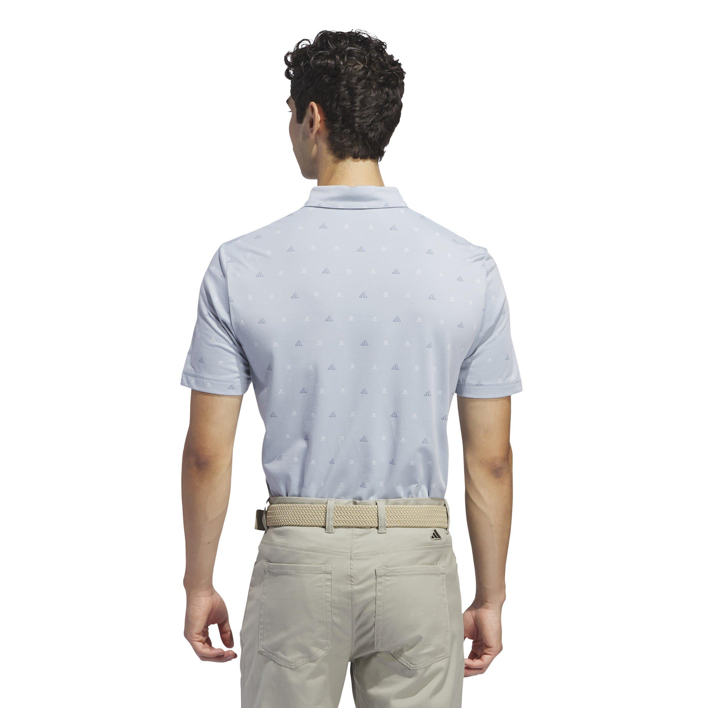 adidas Go To Mini Crest Print Polo Shirt Mens