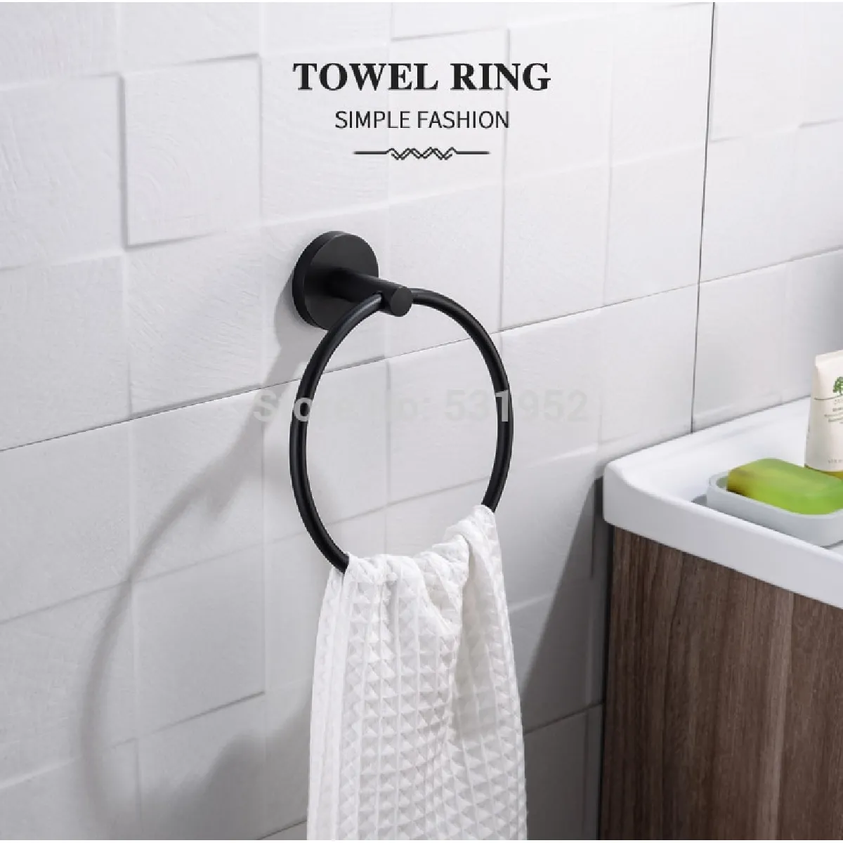 Universal Accessoires salle de bain - Noir