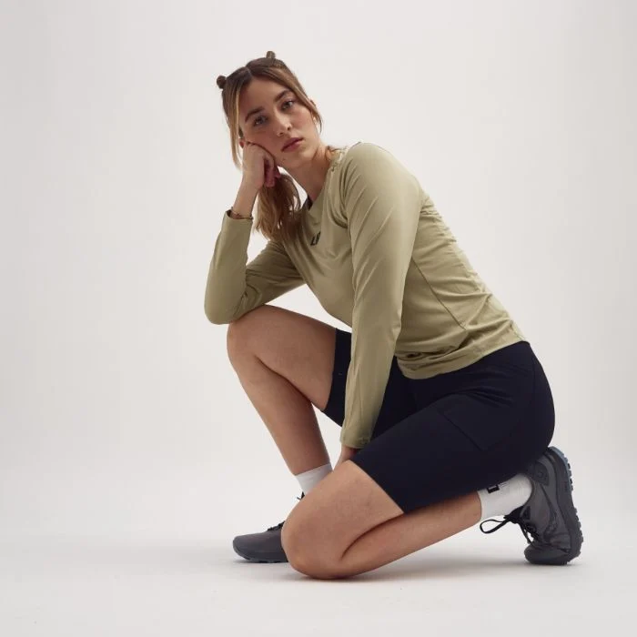 Lipati Dame Trøjer Leeward LS Tee Brun