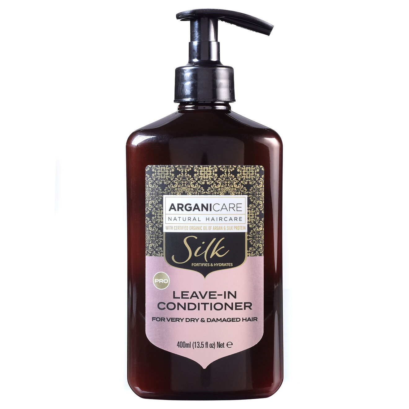 Arganicare Soin sans rinçage à la Protéine de Soie cheveux secs et ternes - 400 ml