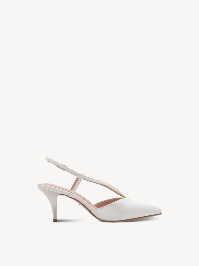 Leren Slingpumps - wit