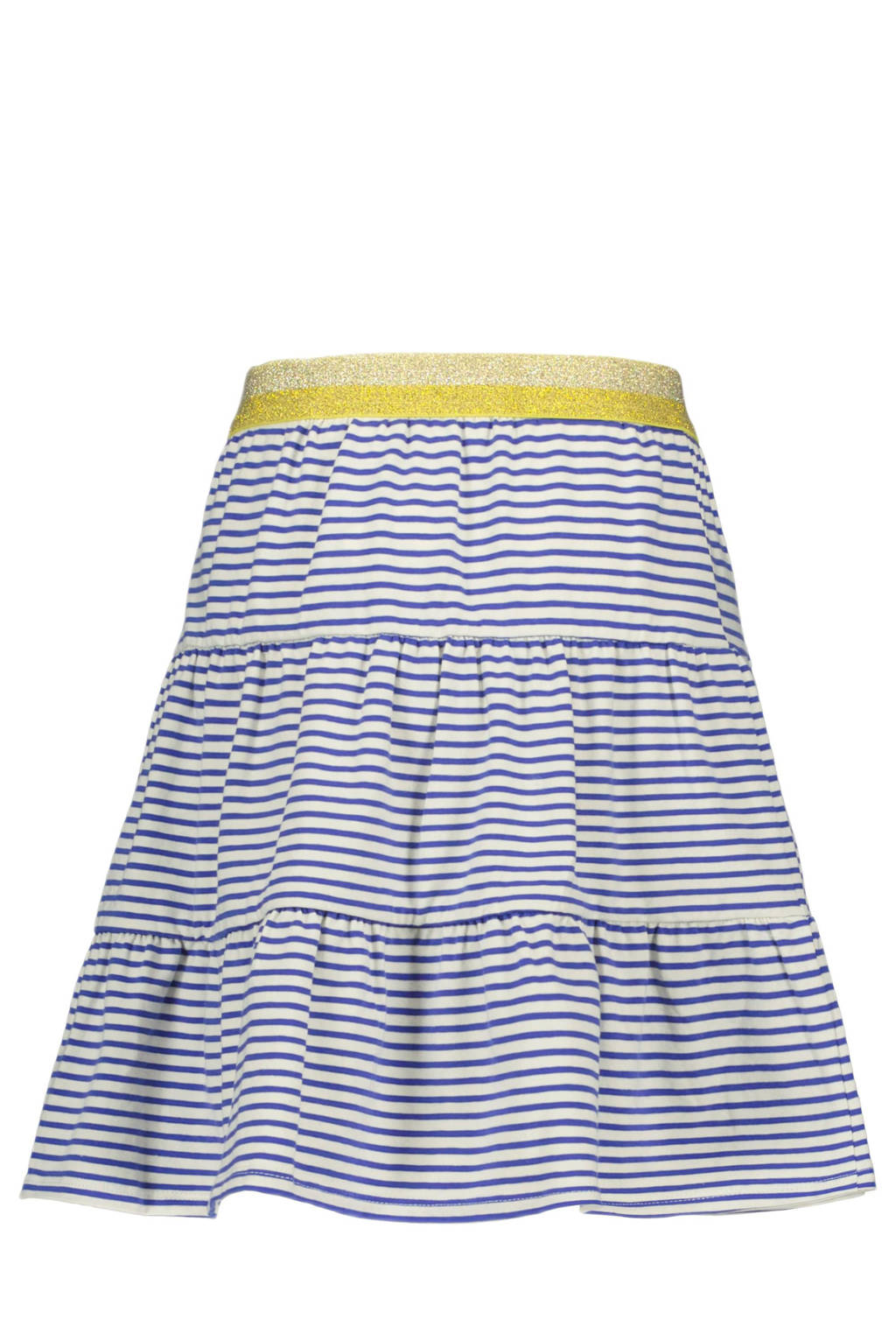 Like Flo gestreepte rok blauw/wit