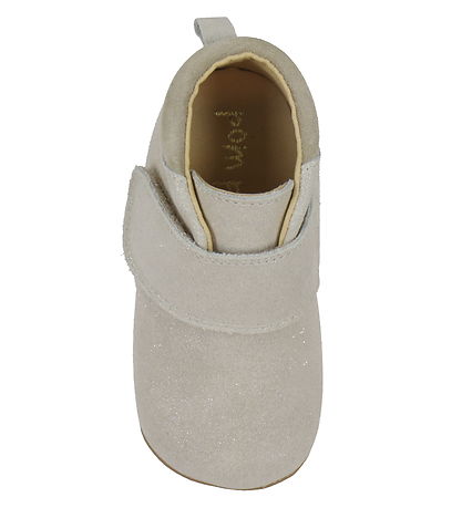 Pom Pom Skindfutter - Beginners Velcro - Sølver Glitter
