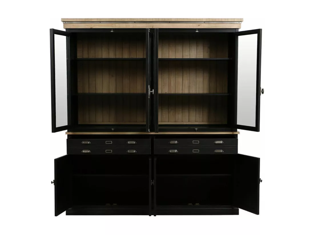 Buffet Bois-MDF Noir - Magellan Interior's