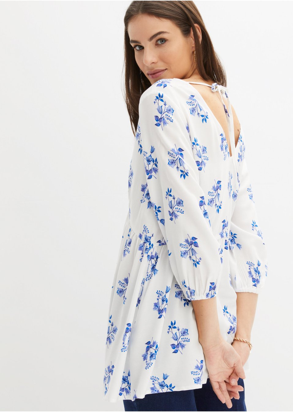 Tunique-blouse imprimée en viscose