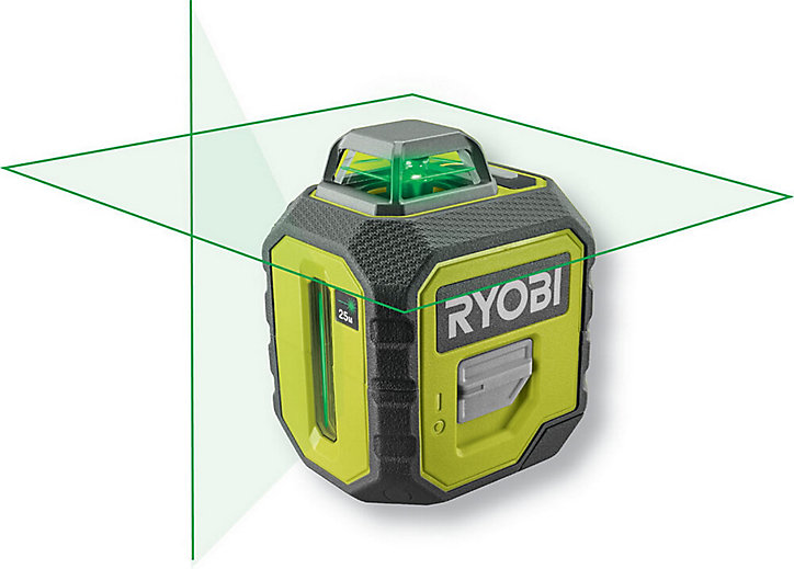 Niveau laser Ryobi RB360GLL-K vert 360° 25m