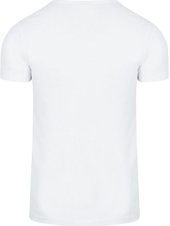 Suitable Otaru T-Shirt Brede Ronde Hals Wit 2-Pack 145-2 O 95/5 Otaru kopen